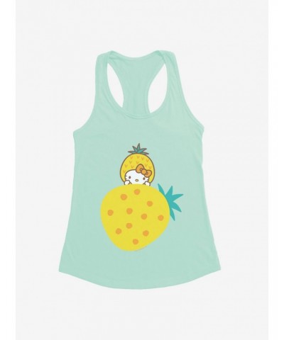 Hello Kitty Five A Day Rising Pineapple Girls Tank $8.37 Tanks