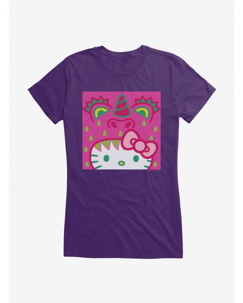 Hello Kitty Sweet Kaiju Icon Girls T-Shirt $5.98 T-Shirts