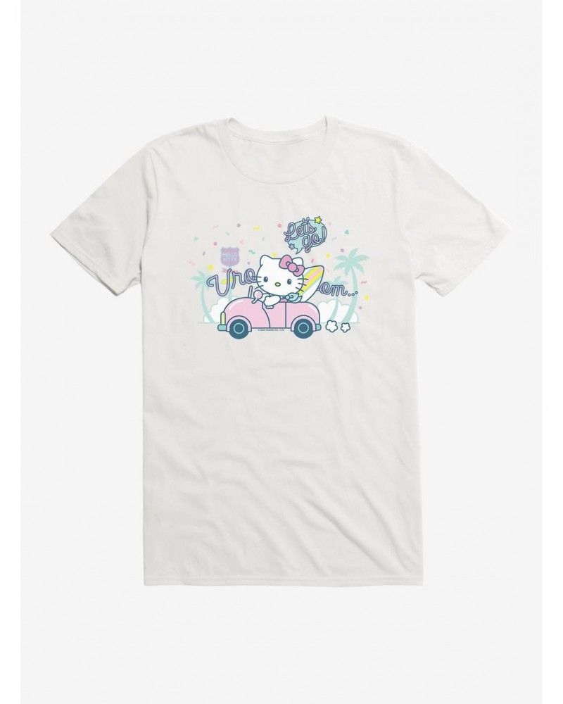 Hello Kitty Kawaii Vacation Retro Let's Go T-Shirt $8.99 T-Shirts