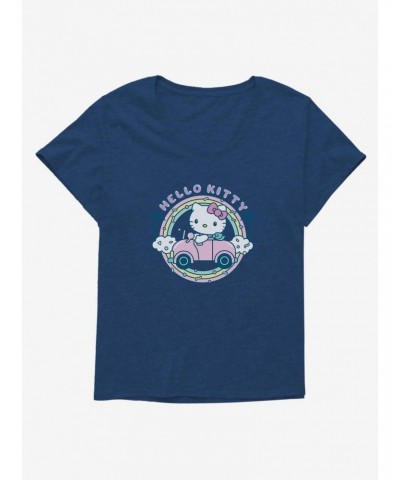 Hello Kitty Kawaii Vacation Retro Getaway Icon Girls T-Shirt Plus Size $10.05 T-Shirts