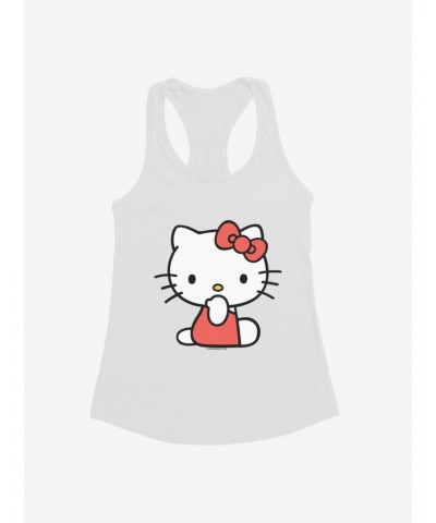 Hello Kitty Sitting Girls Tank $6.97 Tanks