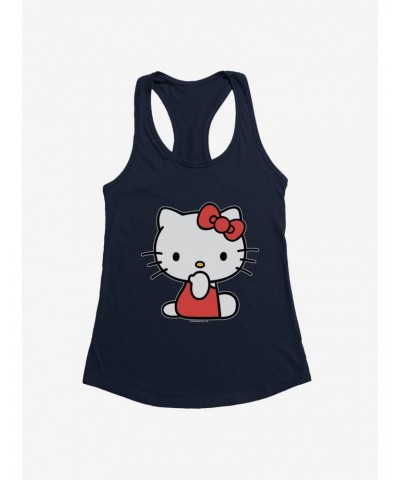 Hello Kitty Sitting Girls Tank $6.97 Tanks