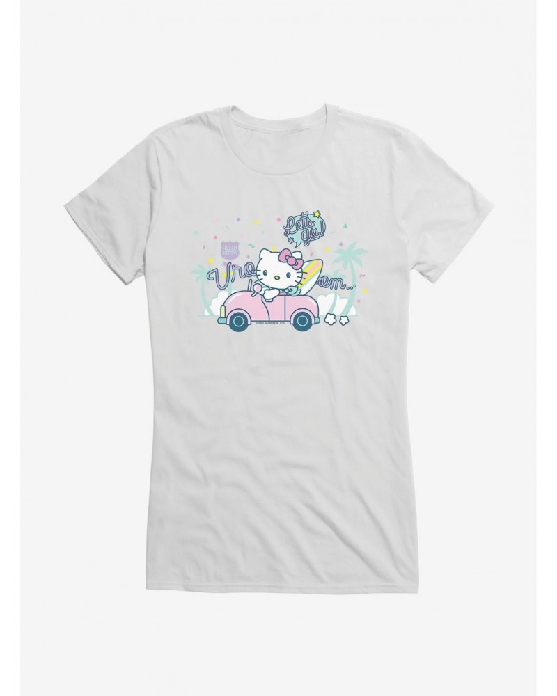 Hello Kitty Kawaii Vacation Retro Let's Go Girls T-Shirt $5.98 T-Shirts