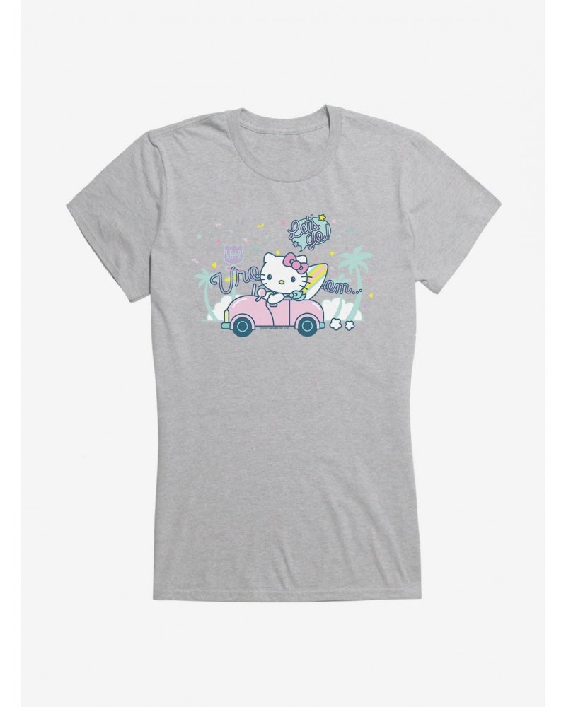 Hello Kitty Kawaii Vacation Retro Let's Go Girls T-Shirt $5.98 T-Shirts