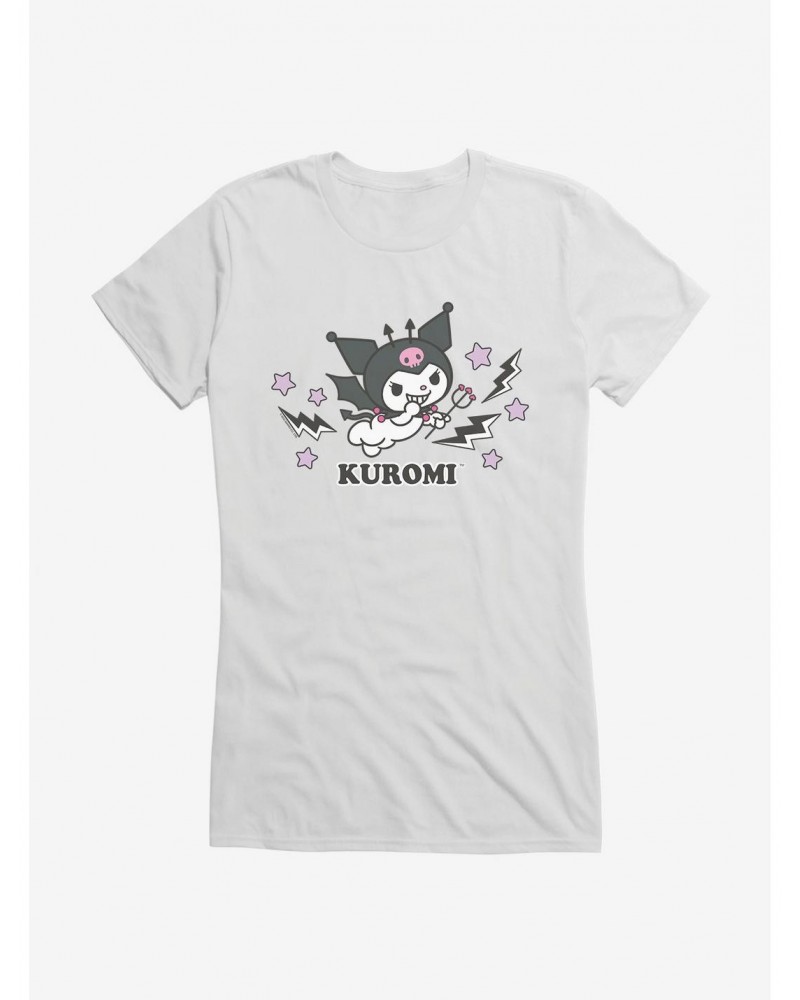 Kuromi Halloween Flying Girls T-Shirt $9.36 T-Shirts