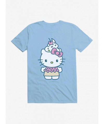 Hello Kitty Kawaii Vacation Ice Cream Outfit T-Shirt $6.50 T-Shirts