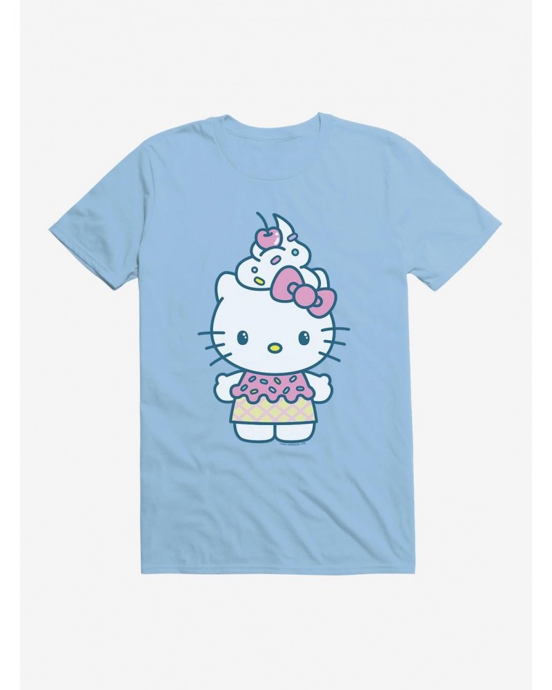 Hello Kitty Kawaii Vacation Ice Cream Outfit T-Shirt $6.50 T-Shirts