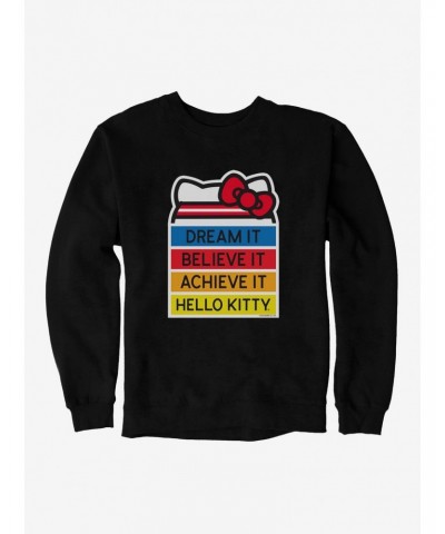 Hello Kitty Dream It Believe It Achieve It Sweatshirt $13.28 Sweatshirts
